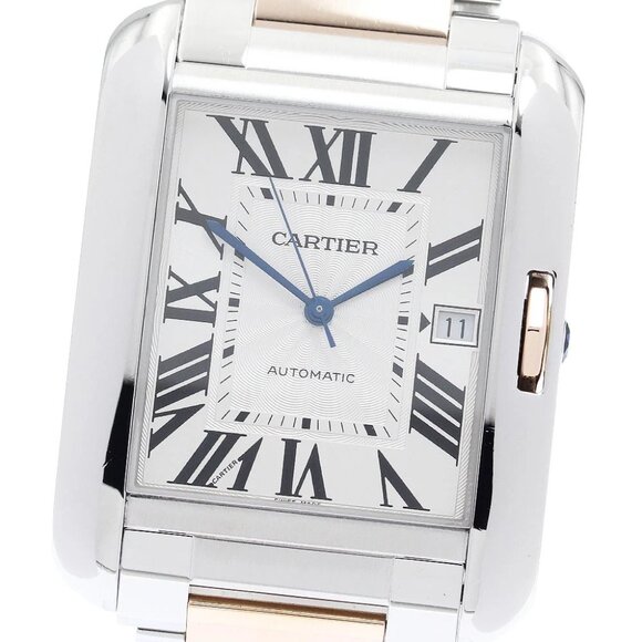 CARTIER Tank AnglaiseXL W5310006 Date 2 tone Automatic Men's Watch_890627 - Picture 3 of 6